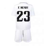 Real Madrid Ferland Mendy #23 Fotballklær Hjemmedraktsett Barn 2022-23 Kortermet (+ korte bukser)